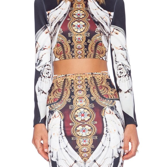 CLOVER CANYON 2-Piece Thick Sculpting Neoprene Matador Coord Skirt Set - Picture 2 of 14